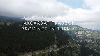 DOGANKAYA DUZKOY AKCAABAT TRABZON PROVINCE IN TURKIYE_4K HD DRONE FOOTAGE BIRDS EYE VIEW