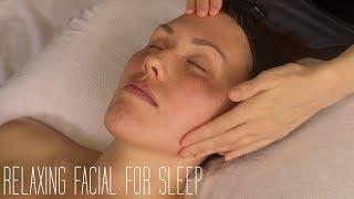 Relaxing Facial with Music for Sleep and Insomnia  