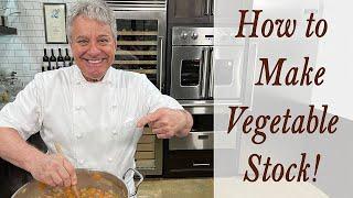 How To Make Vegetable BrothStock  Chef Jean-Pierre