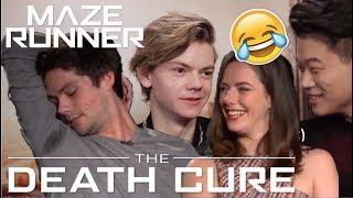 Maze Runner Cast Death Cure Bloopers  try not to laugh..