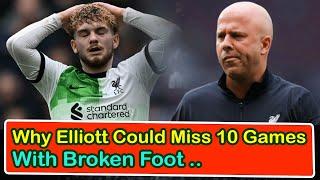 Why Elliott Could Miss 10 Games With Broken Foot  liverpool transfer news confirmed today