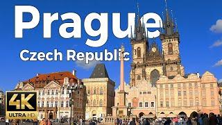 Prague 2023 Old Town Czech Republic Walking Tour 4k Ultra HD 60 fps - With Captions