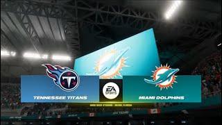 Madden NFL 24 - Tennessee Titans 0-3 Vs Miami Dolphins 3-0  PS5 Week 4 Madden 25 Rosters