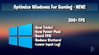 How To Optimise Windows For GAMING & Performance