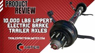 Lippert 10000 Electric Brake Trailer Axles w Springs Attached