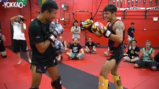 Full Saenchai and Superlek sparring session in Buffalo  Yokkao Muaythai Seminar Tour USA