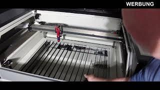 Monport 60W CO2 Laser Graviermaschine & Cutter 700 x 500mm mit Autofokus VLOG #0212