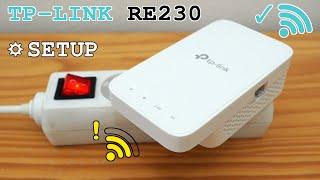 TP-Link RE230 Wi-Fi Extender Dual Band • Unboxing installation configuration and test