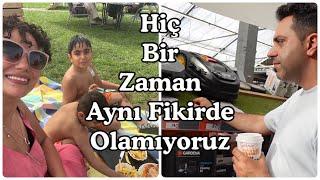 FİKİR AYRILIKLARIMIZ GENE BAŞLADI SiZCEBAHÇEYE HAVUZ BAKIYORUZ  VLOG ALMANYA