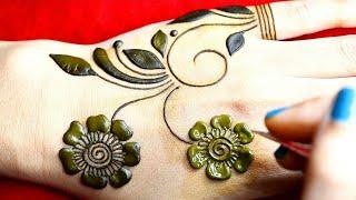 Unique Henna Design for Backhand