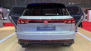 New VOLKSWAGEN TOUAREG R-Line 2024 - PRACTICALITY test trunk space & USEFUL features