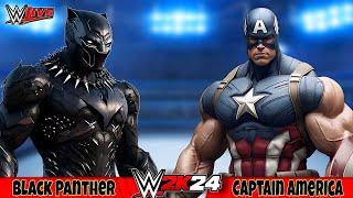 WWE 2K24 - Black Panther vs. Captain America Fight  Xbox One S Gameplay