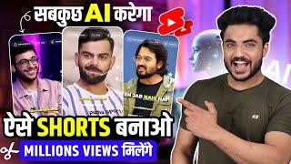 AI  How to make Podcast Shorts like a pro  Shorts Editing kaise kare  How to edit youtube shorts