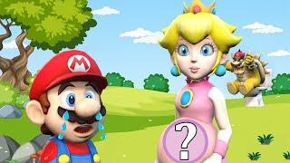 Princess Peach Pregnant Sad Love Story - Mario’s Baby? - Super Mario Bros Animation Level UP parody