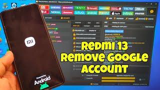 Xiaomi Redmi 13 24040RN64Y Remove Google Account FRP Bypass. One Click with UnlockTool.