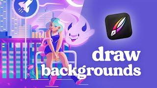 Draw Backgrounds in Vectornator  How to use Vectornator Tutorial Pen Tool & Step by Step Guide
