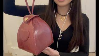  lofi whisper ASMR purse collection vintage coach bags & thrift finds 