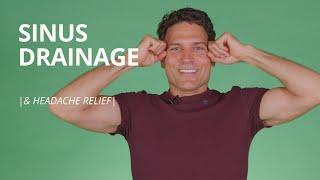 #3 Sinus Headache Relief Exercises  Paranasal Sinus Drainage Massage