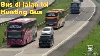 Ternyata Melihat Bus Lalu Lalang di Jalan Tol Asik Juga Buat Hiburan