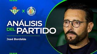 Rueda de prensa de Bordalás tras el Real Betis vs Getafe