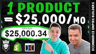 $25000Mo ONE Product Dropshipping Store SECRETS Revealed - Ecommerce Empire Builders Course Review