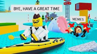ROBLOX Boat Ride Into A Better Life Funny Moments MEMES 