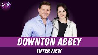 Downton Abbey Cast Interview  Michelle Dockery & Allen Leech