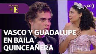 Vasco Rodríguez y Guadalupe Farfán en Baila Quinceañera  Más Espectáculos HOY