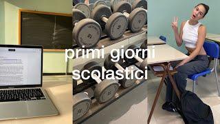 primi giorni scolastici - riprendo la routine scuola&palestra