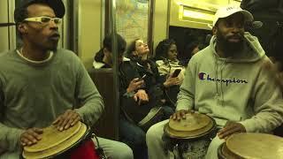 Music in NYC - The Last Drummers on the Subway April 2018