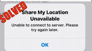 Share My Location Unavailable On iPhone Fix