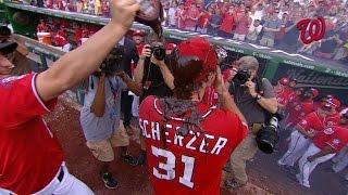 PIT@WSH Scherzer pitches a no-hitter vs. Pirates