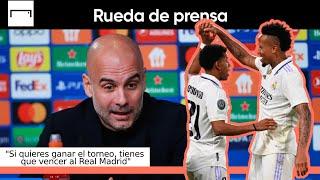 Si quieres ganar el torneo tienes que vencer al Real Madrid  Rueda de prensa de Guardiola