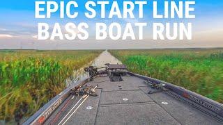 Bass Boat Chaos at High Speed