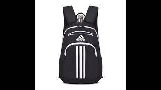 ADIDAS Creator Backpack Black Logo 3 White Stripes  Accessories  EX6976
