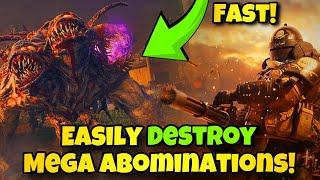 Easiest Method To DESTROY Mega Abominations SOLO In MW3 Zombies