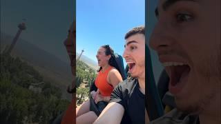 We went on the worlds scariest roller coaster ￼