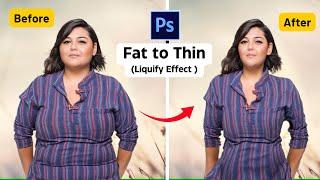 How To Make Fat Person Thin in Photoshop  Photoshop Tutorial 20232024  Fat to Slim