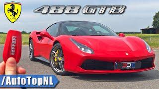 Ferrari 488 GTB REVIEW *330kmh* on AUTOBAHN NO SPEED LIMIT by AutoTopNL