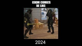 CODM Comics In A Nutshell Since Then And Now  2020-2024 #shorts #cod