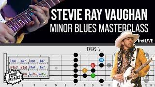 SRVs 12 Bars of MINOR BLUES Magic Tin Pan Alley Montreux ’85 Guitar Lesson - Stevie Ray Vaughan