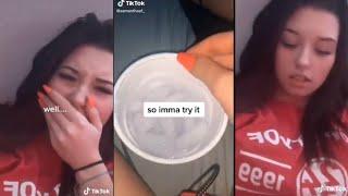 very funny part1  I put ice cubes on my vagina tik tok  challenge full video