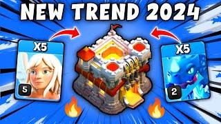 TH11 Queen Charge Electro Dragon Attack Strategy  New Th11 Attack Strategy 2024 - Clash Of Clans