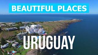 Uruguay beautiful places to visit  Beaches landscape cities  Drone video 4k  Uruguay tourism