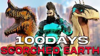 I spent 100 Days in MODDED Scorched Earth