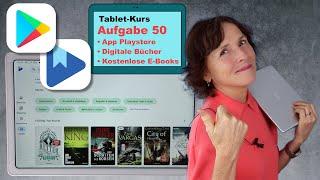 Tablet-Kurs Teil 50 Lesen auf dem Tablet. 0 Euro Bücher vom PlayStore laden. Kostenlose Bücher.