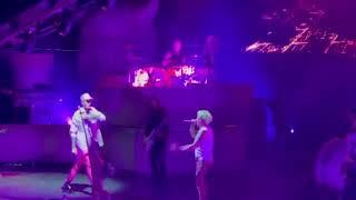 Machine Gun Kelly and Mod sun performs stay away on  red rocks 
