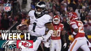 Philadelphia Eagles vs. Kansas City Chiefs  2023 Week 11 Game Highlights