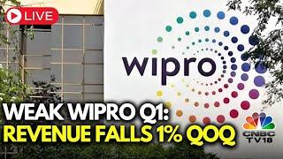 LIVE Weak Wipro Q1 FY25  Wipro Earnings Press Conference  N18L  CNBC TV18