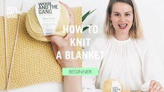 How to Knit Step by Step Baby Blanket Free Pattern